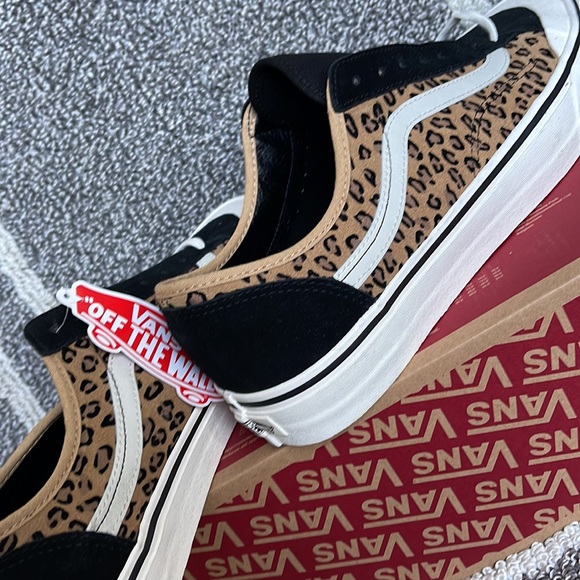 Vans Style 36 Decon Sf Mini Leopard Marshmallow MENS - Picture 15 of 16